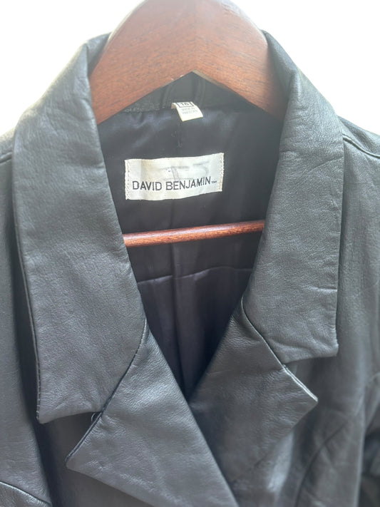 David Benjamin Leather coat - Size 16 - 100% Leather