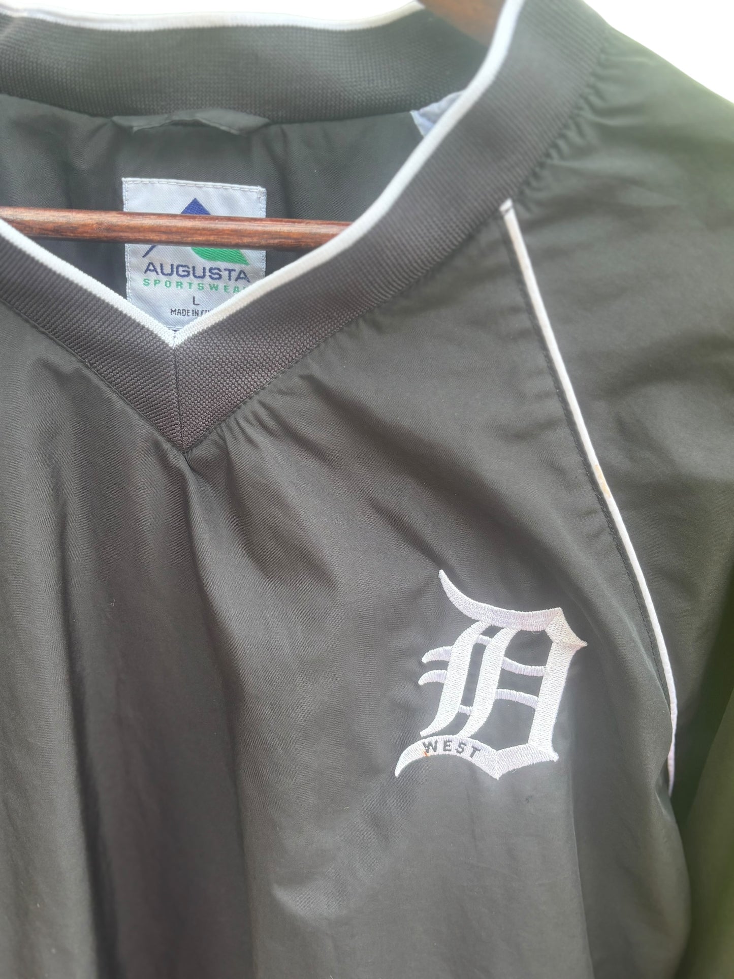 Black Detroit Windbreaker - Size L