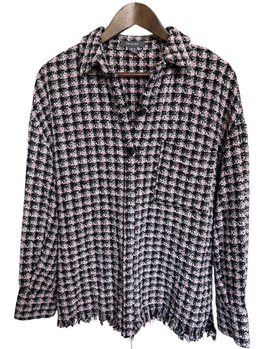 Primark Tweed Jacket – Pink/White/Black – Size 6