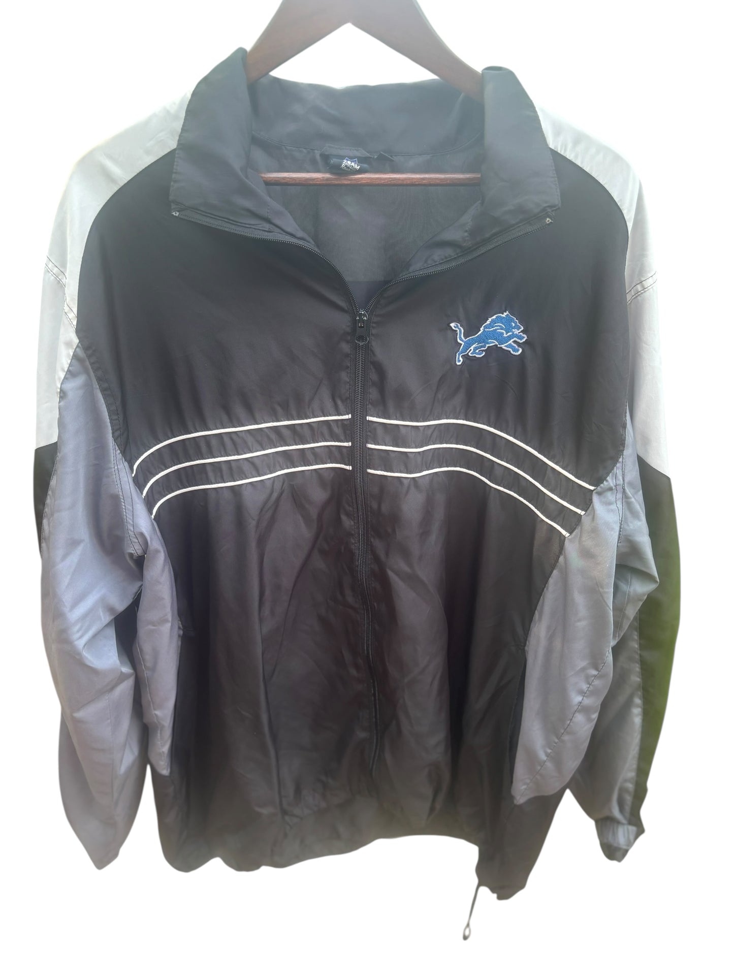 NFL Detroit Lions Windbreaker – Lightweight Jacket – Size XL