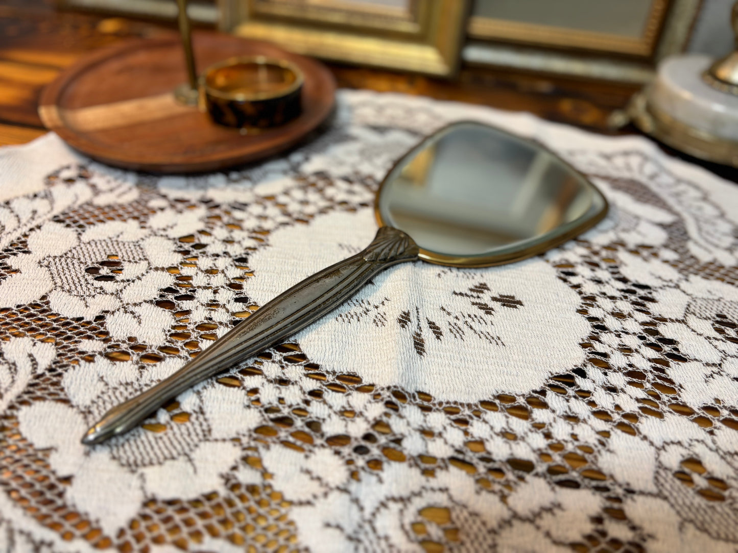 Vintage Hand Mirror