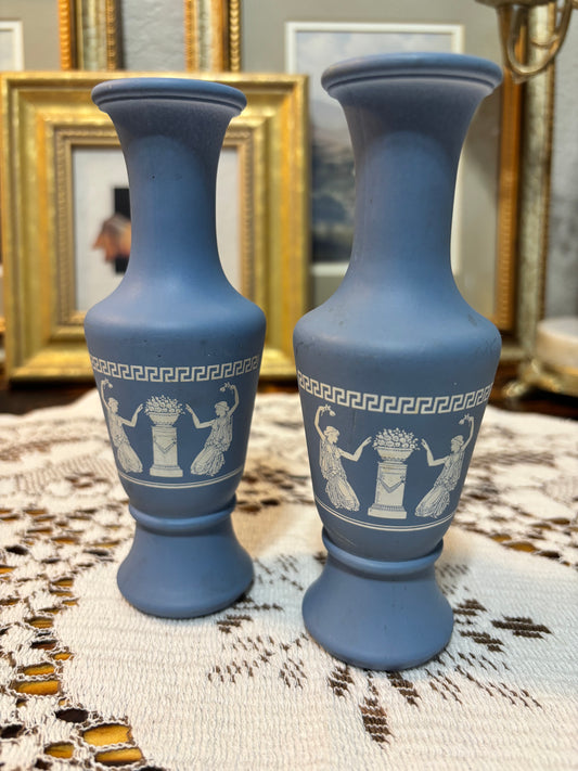 Wedgewood Style Decorative Vases