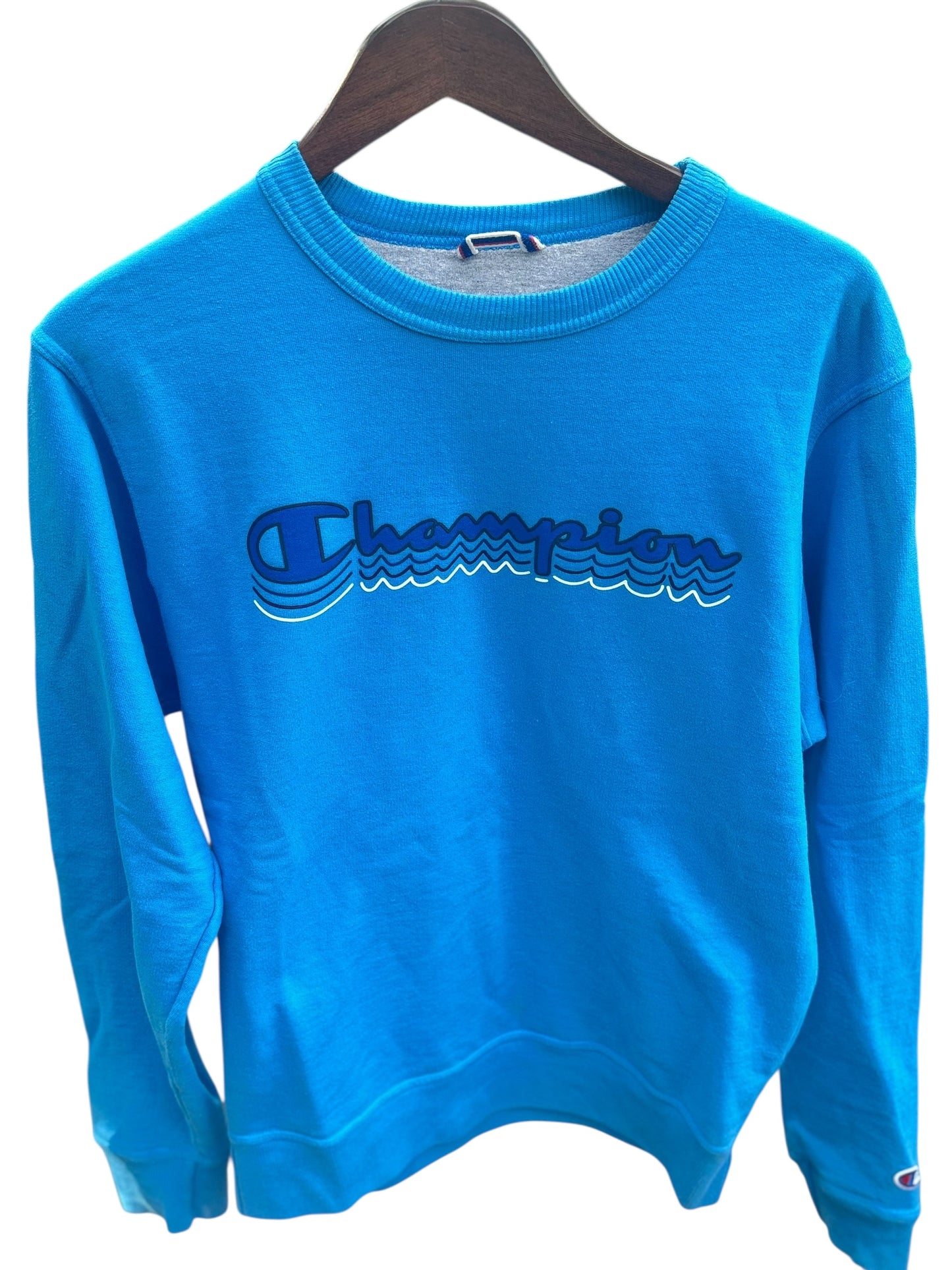 Champion Power-blend Crewneck Sweatshirt – Blue – Size S