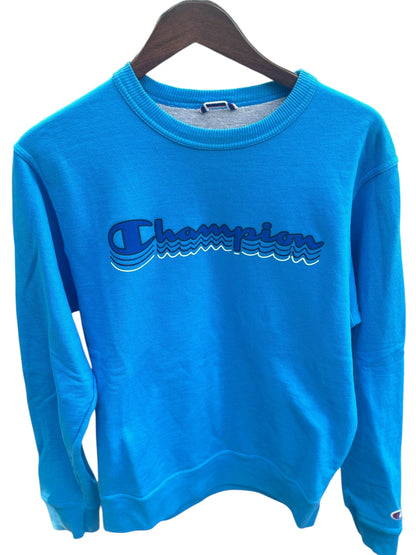 Champion Power-blend Crewneck Sweatshirt – Blue – Size S