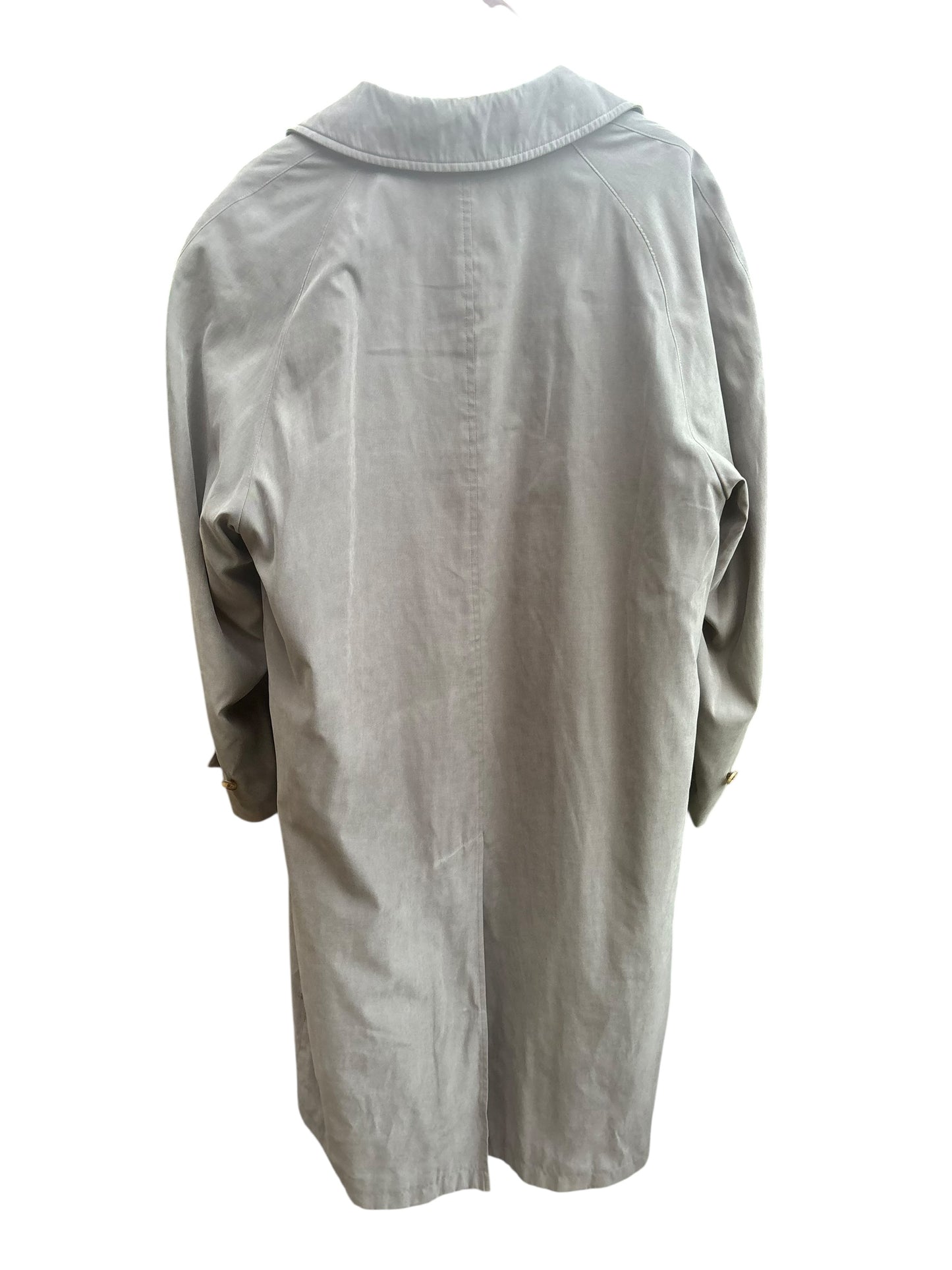 Vintage Burberry Men's R40 Double-Breasted Long Trench - MD/LG