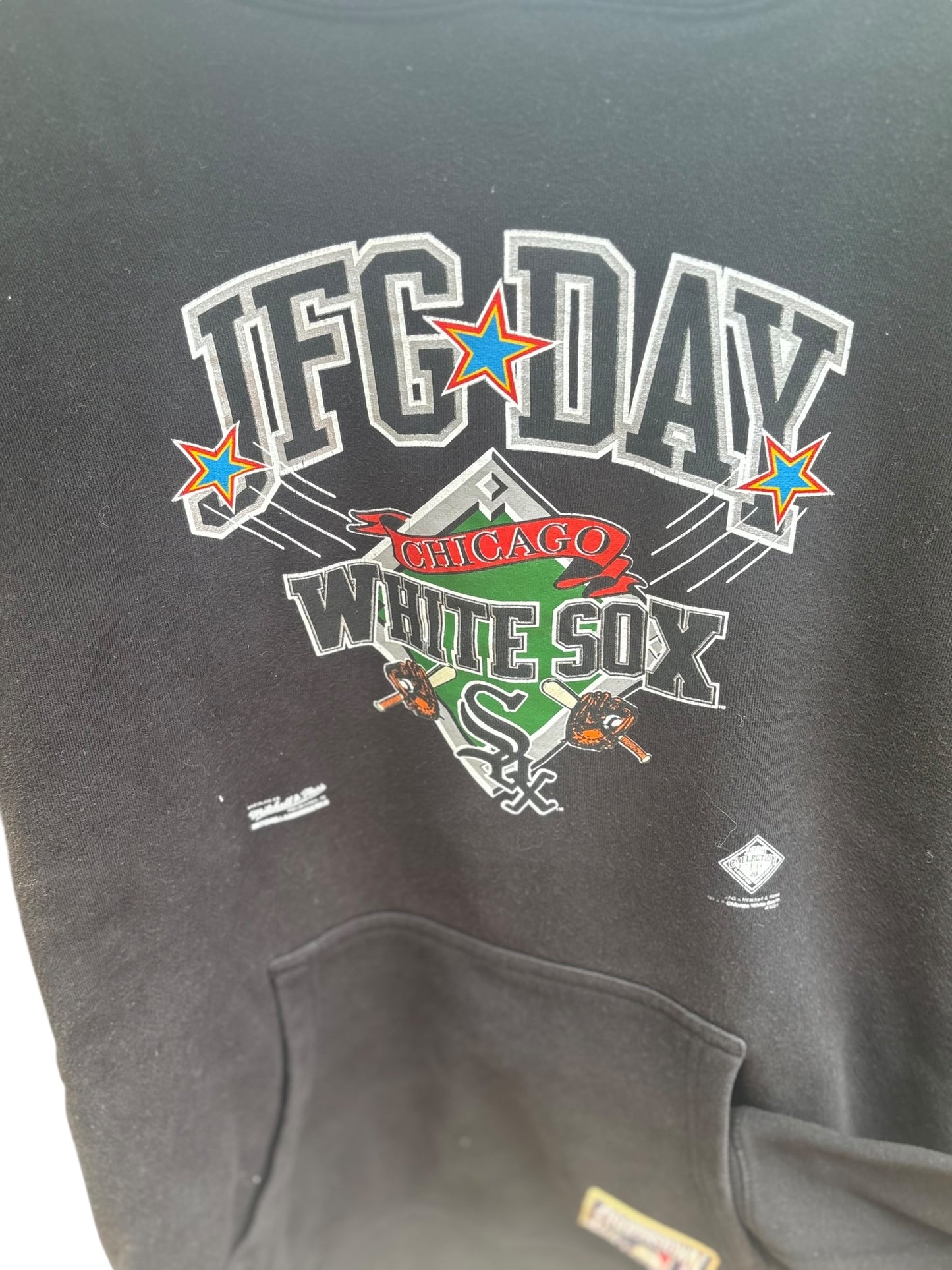 Vintage White Sox Hoodie - Mitchell & Ness X Joe Freshgoods Black JFG Day - Size XL