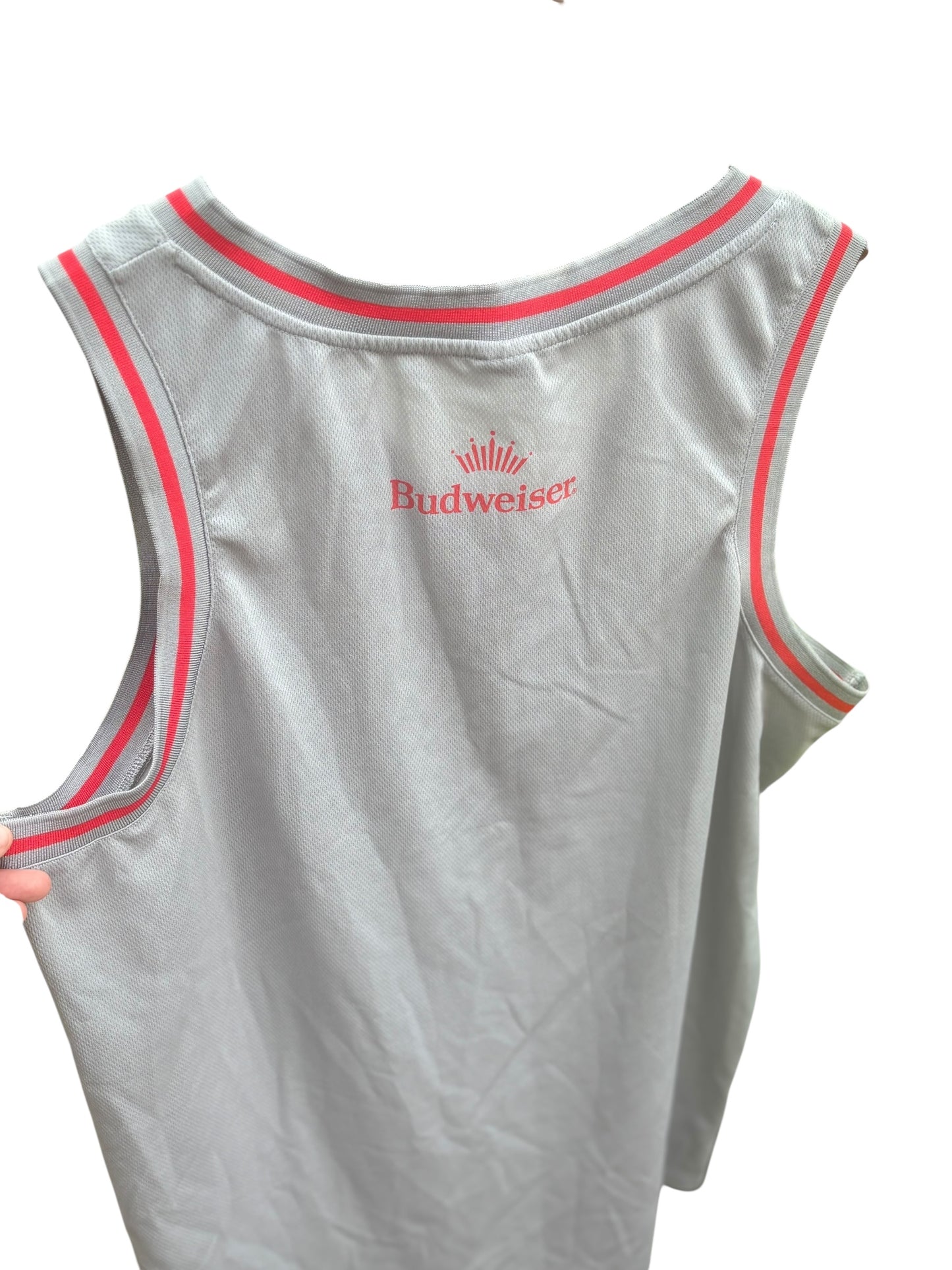 Chicago Cubs 1937 Gray Bleacher Bum Budweiser Limited Giveaway Tank Top - Size XL