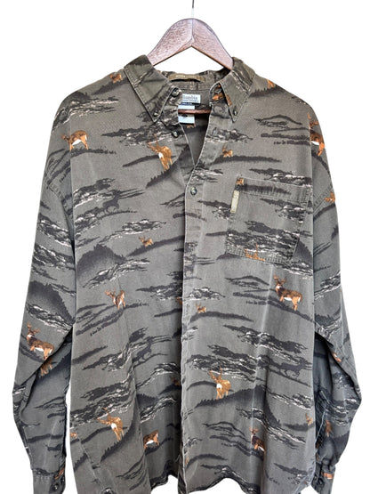 Colombia River Lodge Button Up Long Sleeve - Size XXL