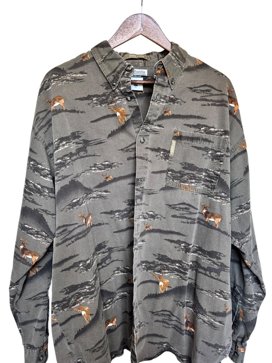 Colombia River Lodge Button Up Long Sleeve - Size XXL