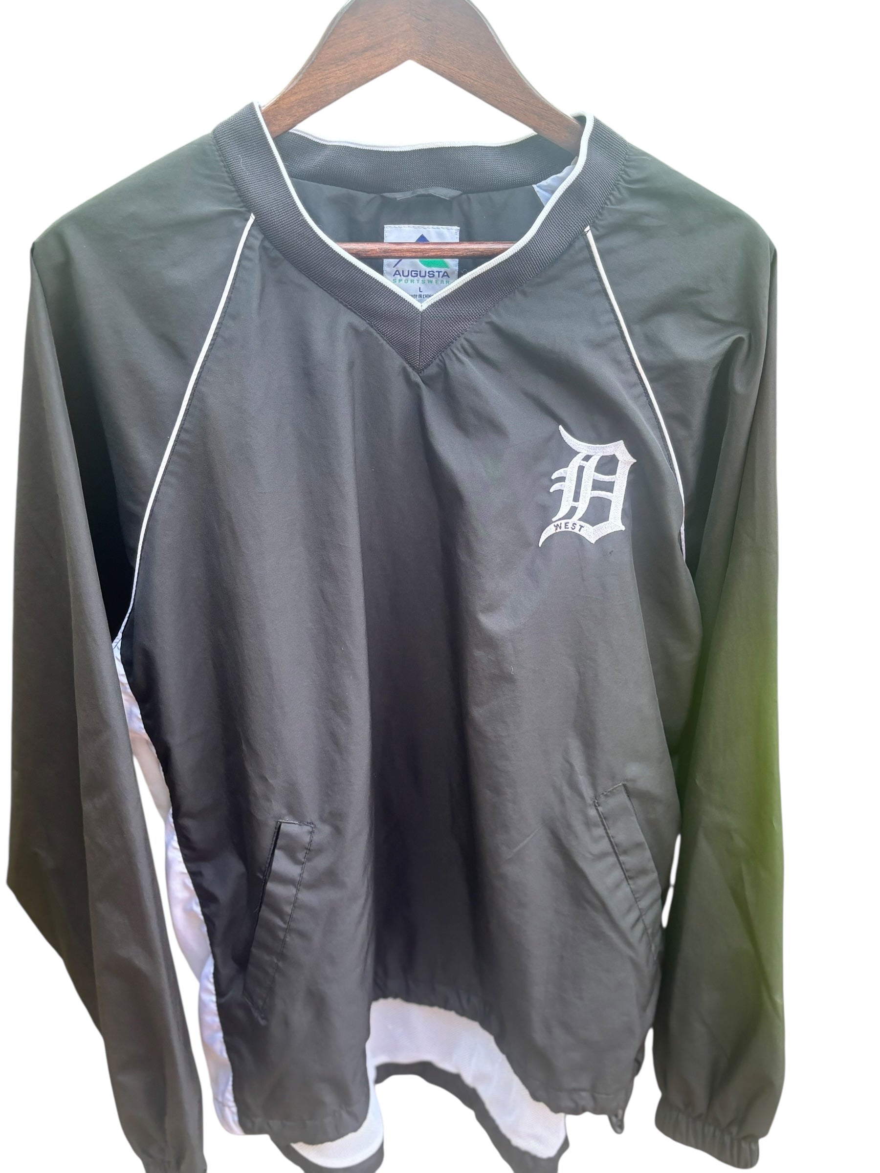 Black Detroit Windbreaker - Size L