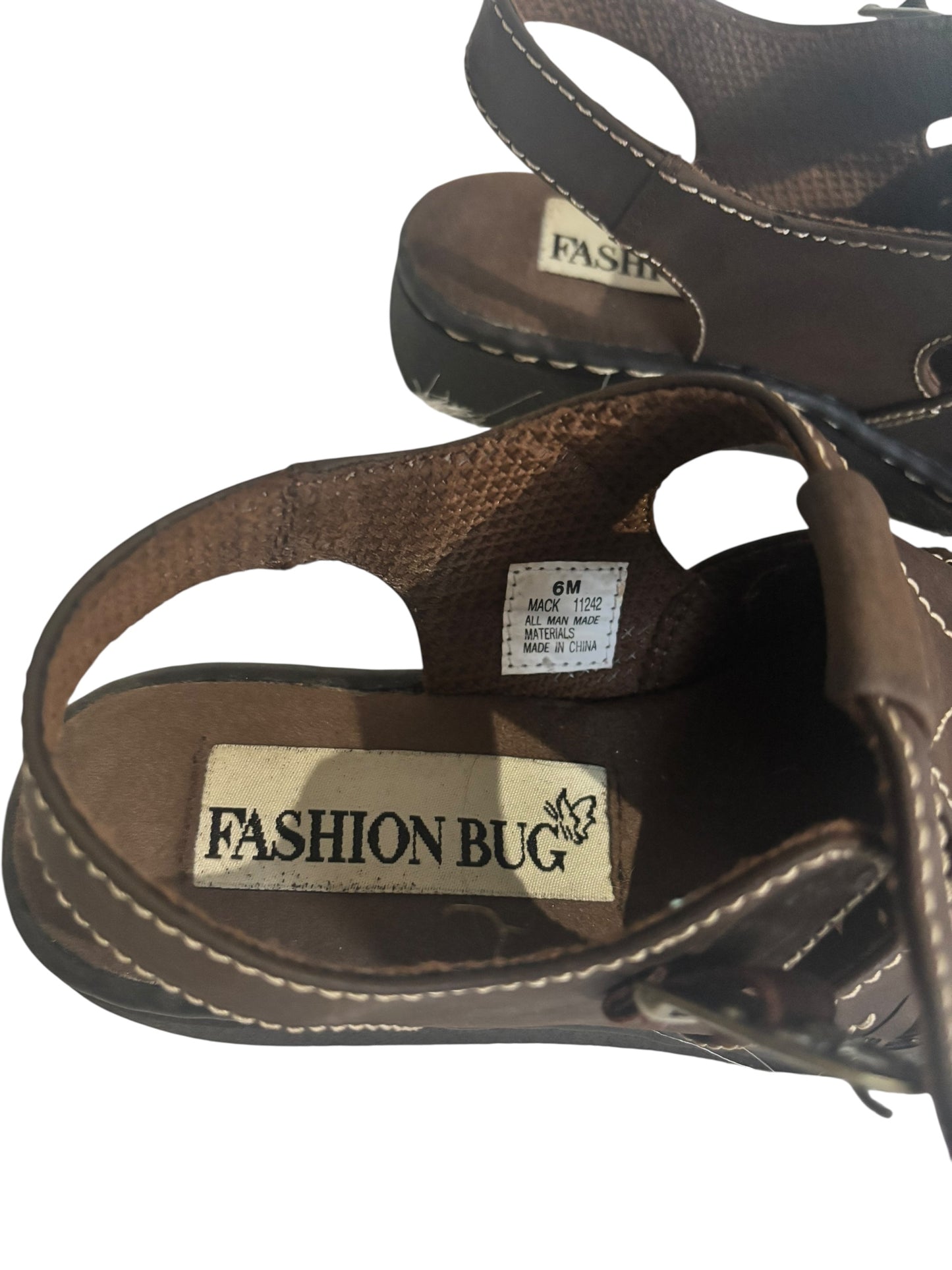 Y2K Fisherman Sandals - Fashion Bug - Size 6