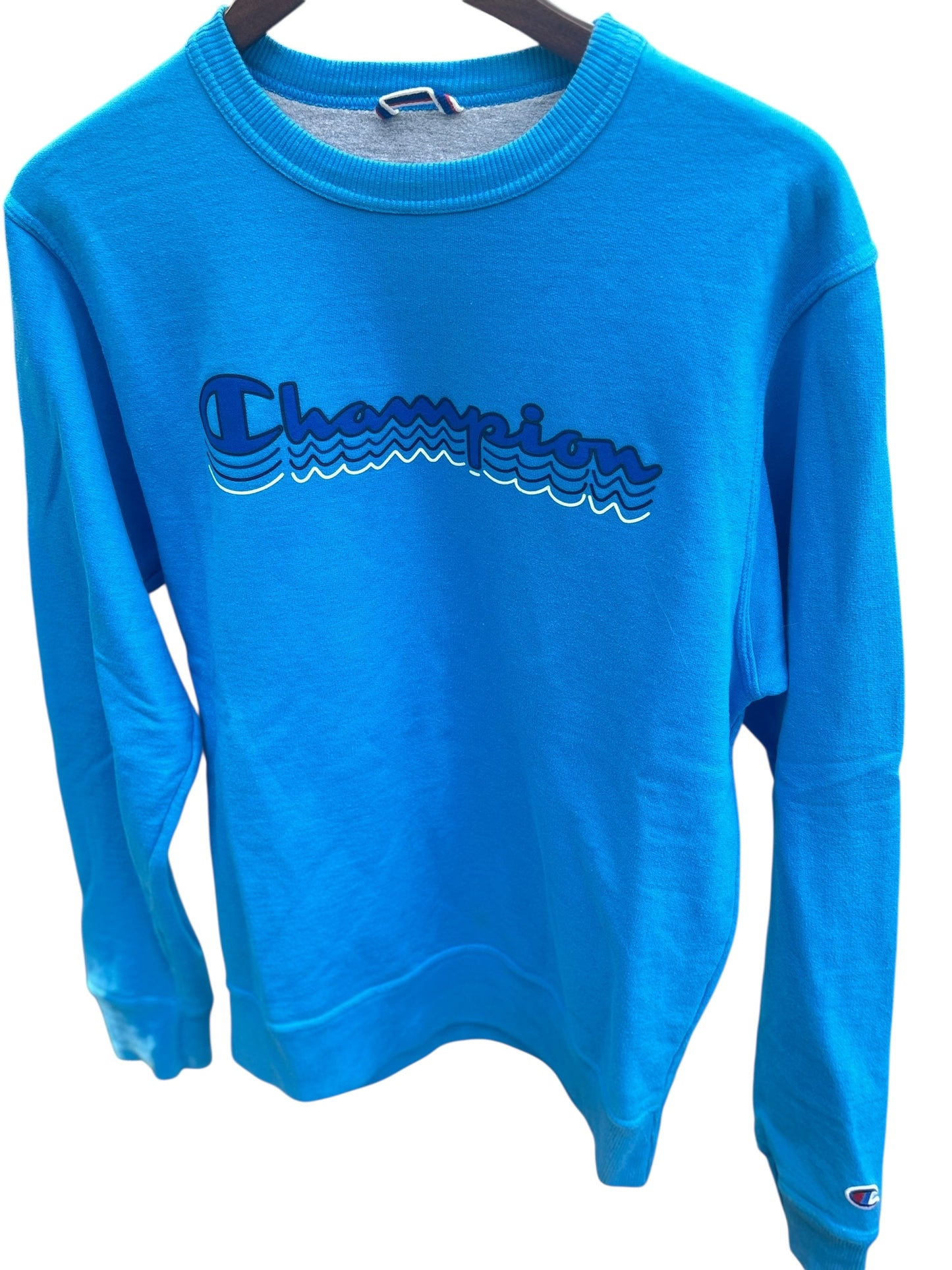 Champion Power-blend Crewneck Sweatshirt – Blue – Size S