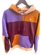 Champion Patchwork Color-block Hoodie - Size L