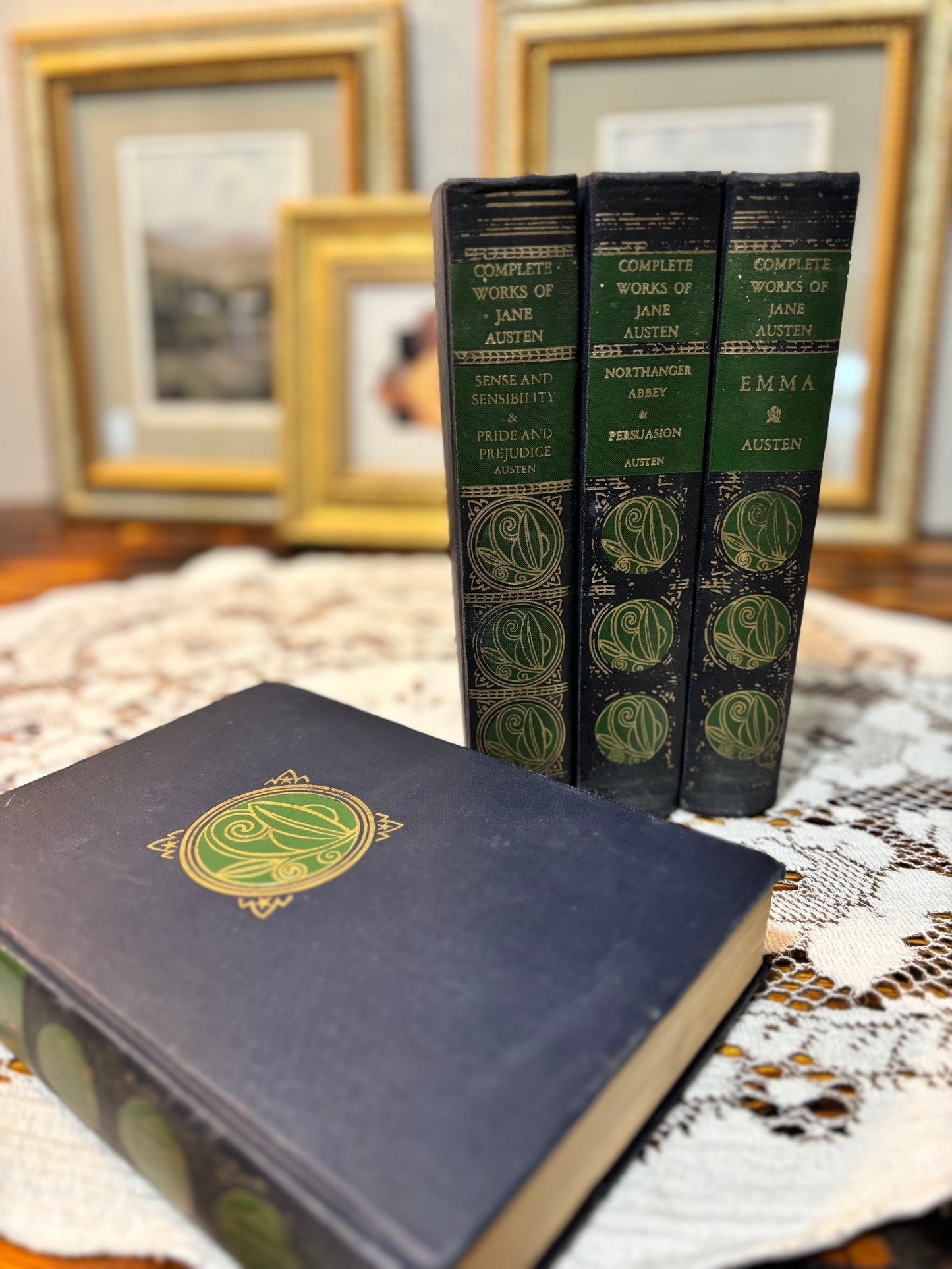 Vintage Complete Works of Jane Austen – 4-Volume Carlton House Set