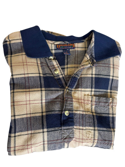 Vintage Highland Outfitters Polo - 100% Cotton - Size L