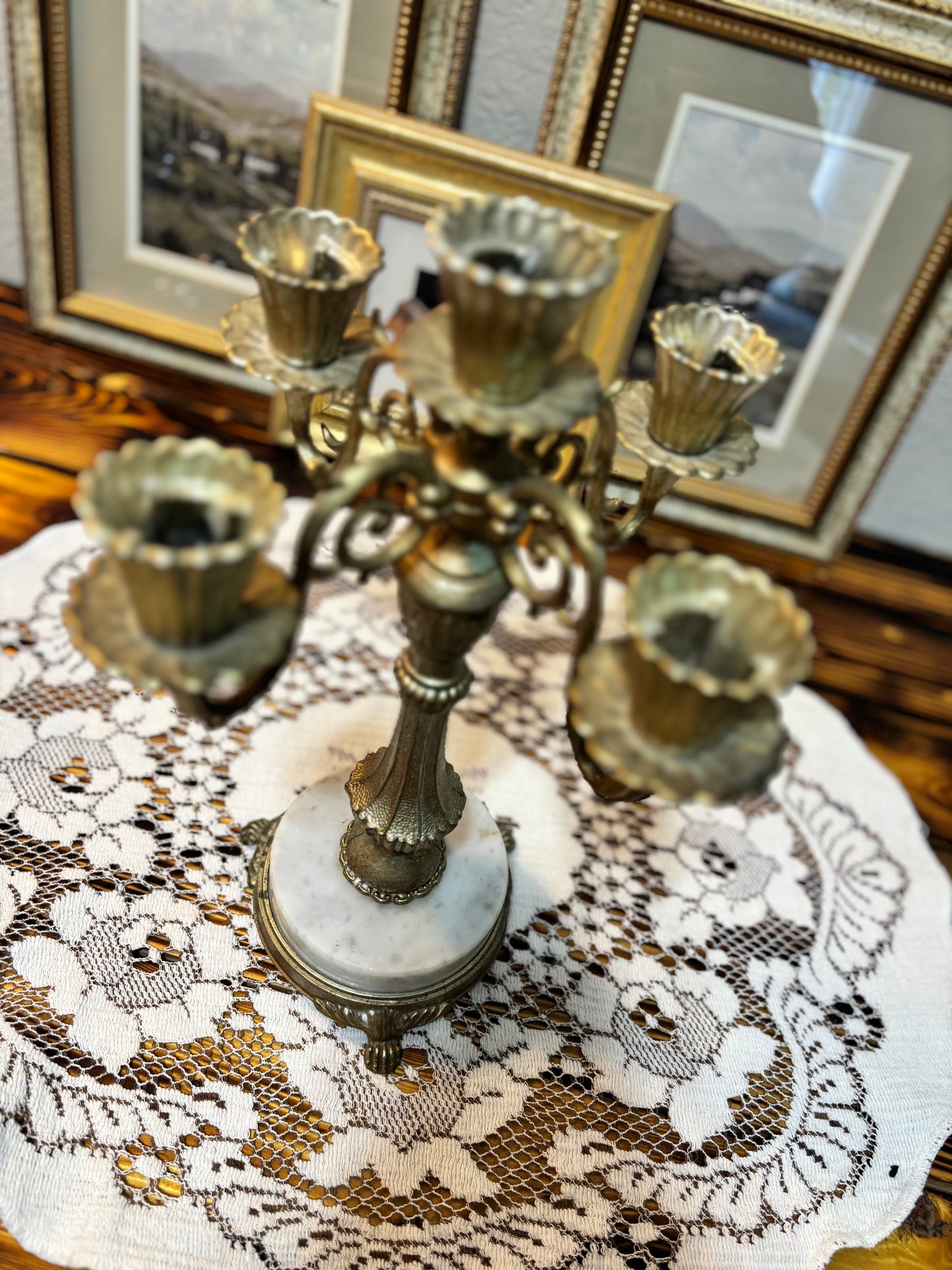 Vintage Victorian-Style Candelabra