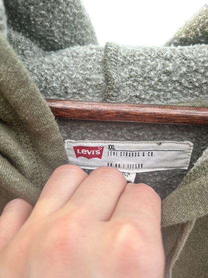 Levi Olive Green Pullover Hoodie - Size XXL