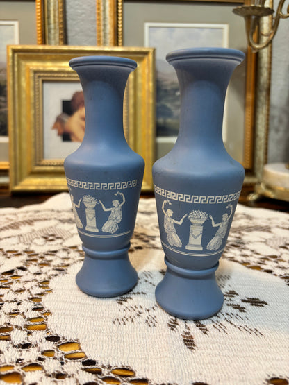 Wedgewood Style Decorative Vases