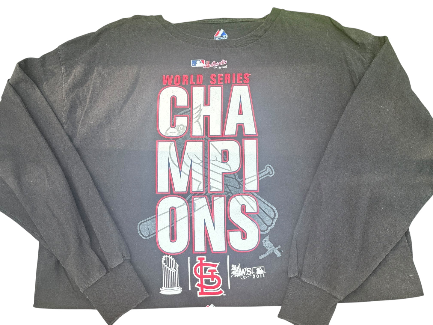 MLB 2011 St. Louis Cardinals Championship Long Sleeve - Size XL