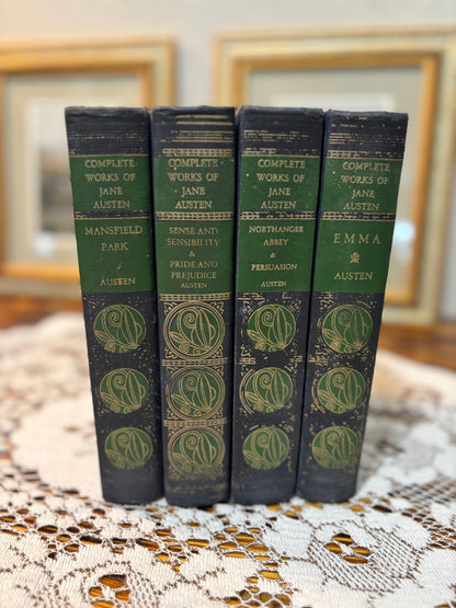 Vintage Complete Works of Jane Austen – 4-Volume Carlton House Set