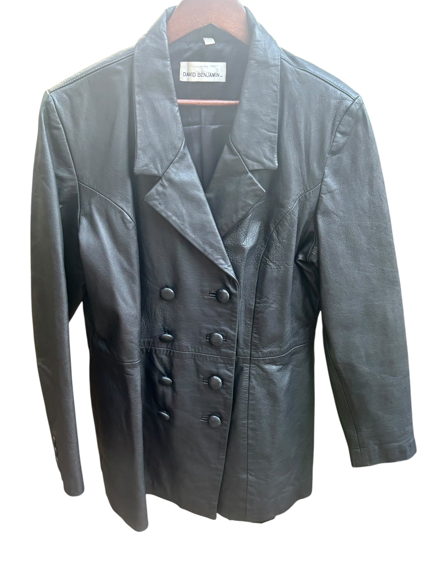 David Benjamin Leather coat - Size 16 - 100% Leather
