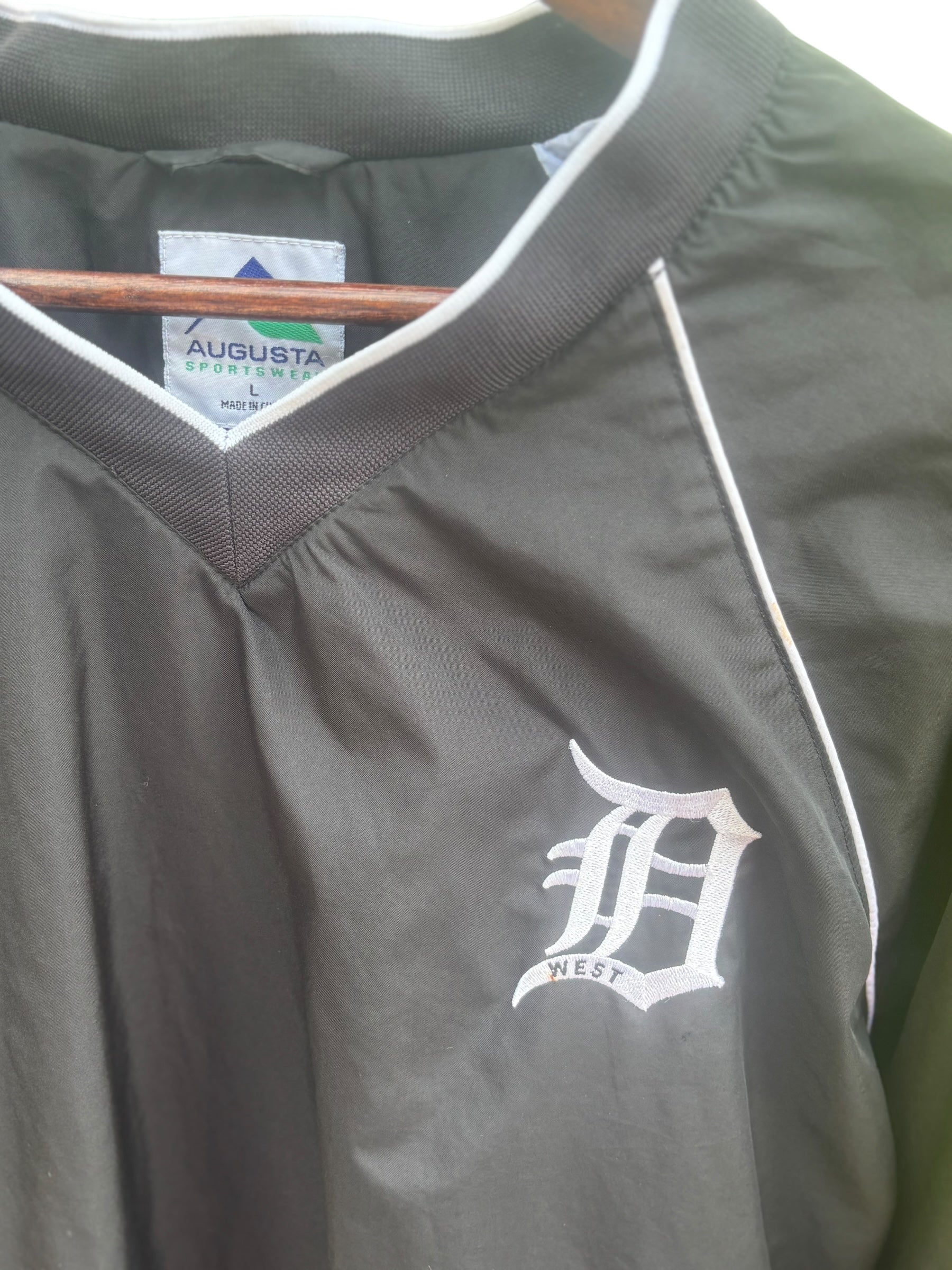 Black Detroit Windbreaker - Size L