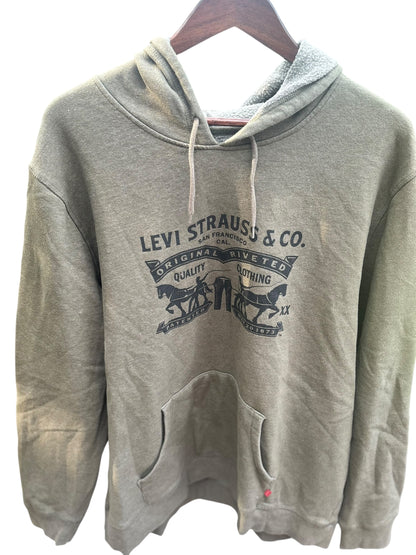 Levi Olive Green Pullover Hoodie - Size XXL