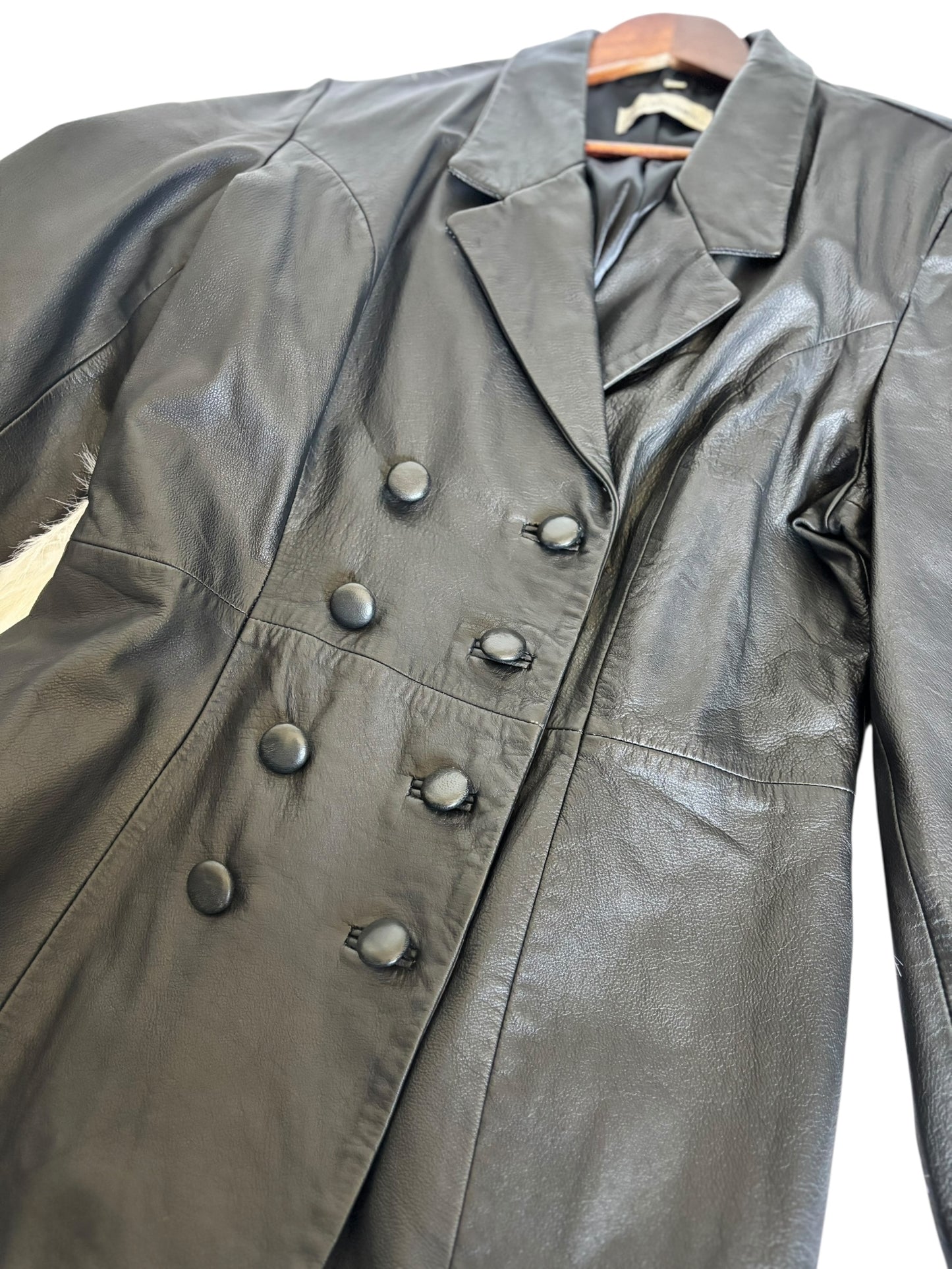 David Benjamin Leather coat - Size 16 - 100% Leather