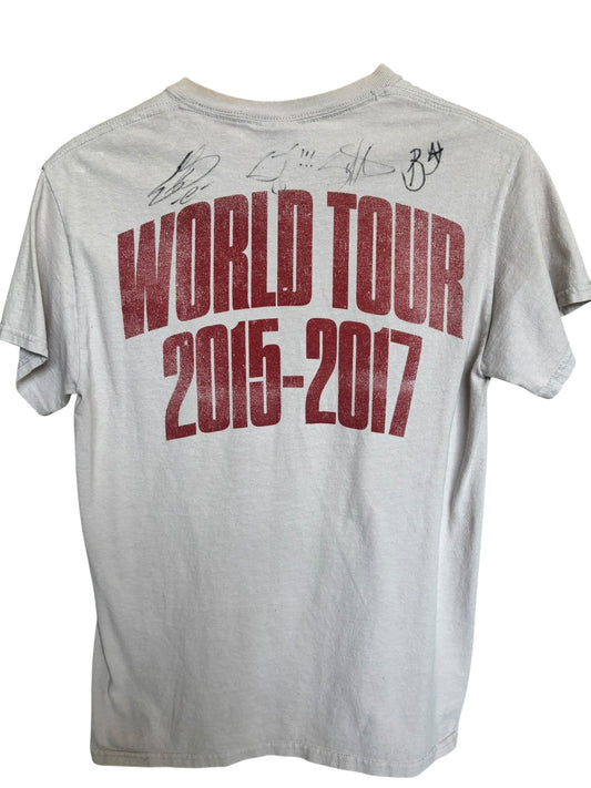 Signed Shinedown T-shirt - World Tour 2015-2017 - Size S