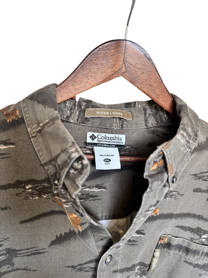 Colombia River Lodge Button Up Long Sleeve - Size XXL
