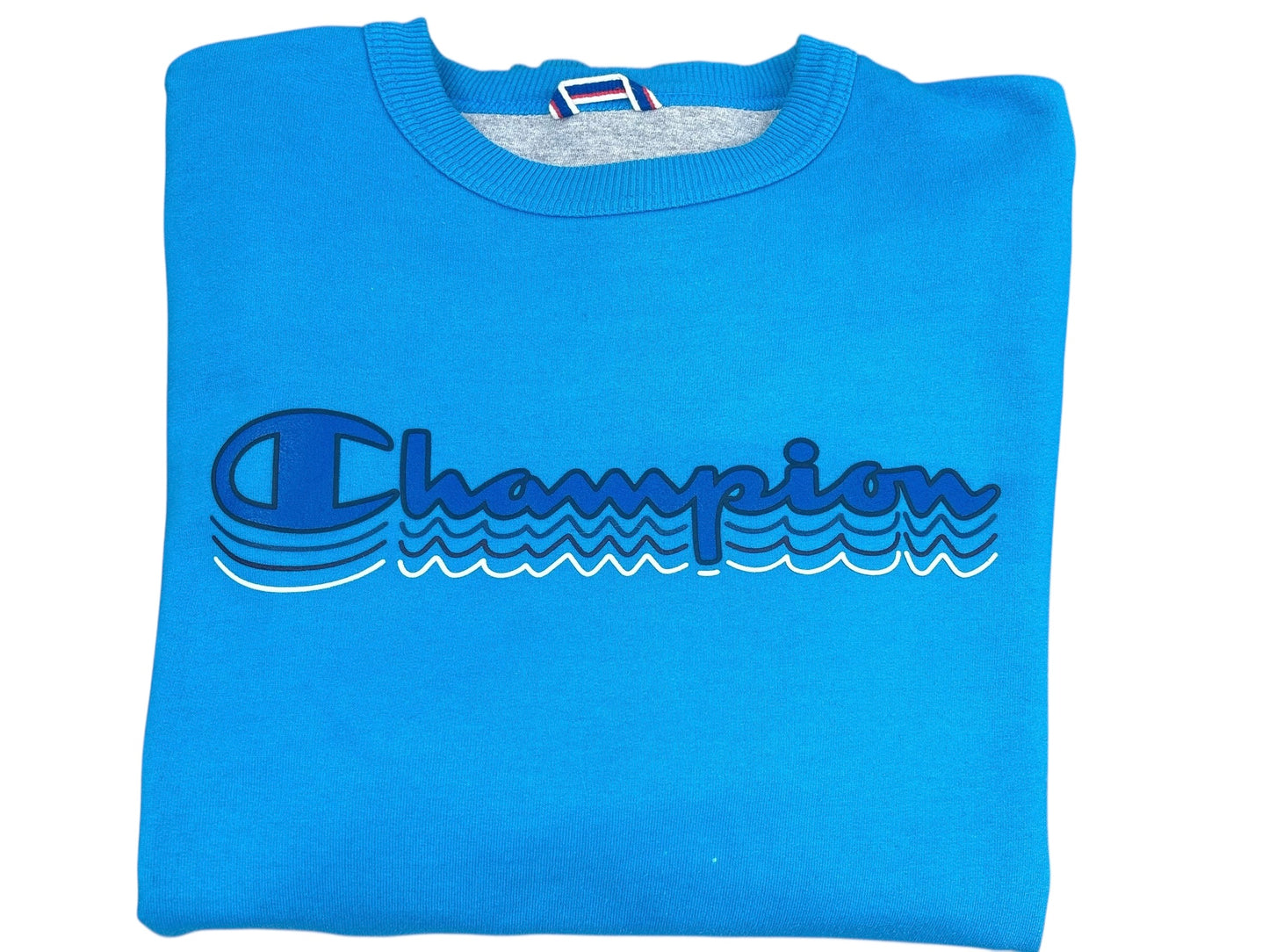 Champion Power-blend Crewneck Sweatshirt – Blue – Size S
